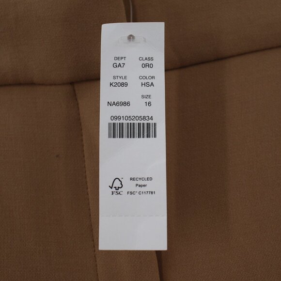 NWT J Crew Pants Womens 16 L30 Cameron Full length Four Season Stretch Slim Fit - Picture 4 of 16